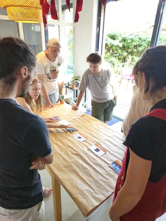 Un tour de table en fin d’atelier.